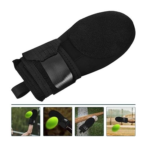 제네릭 Baseball Sliding Mitt Protective Baserunning Running Sliding Gloves Soft Breathable Baseball Glove for Youth and Adult