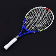 Tennis Racket, 58.5x26cm Aluminum Alloy String Single Tennis Racket Tennis Racquet Kids Tennis Racket with Carry Bag for Kids Training Practice