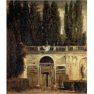 Villa Medici in Rome (Facade of The Grotto Logia) by Diego Velazquez