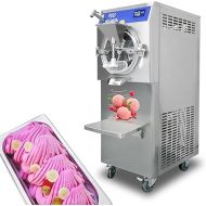 Mvckyi Commercial Gelato Hard Ice Cream Machine, 12.68 Gal/H Batch Freezer Italian Ice Maker Machine, Sorbet Machine, 5in Touch Control Panel, Acrylic Hinged Door, 5 Function