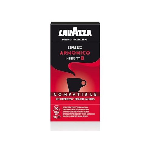 제네릭 Lavazza Espresso Armonico, 50 g with 10 Nos Nespresso Compatible Coffee Capsules [IN]