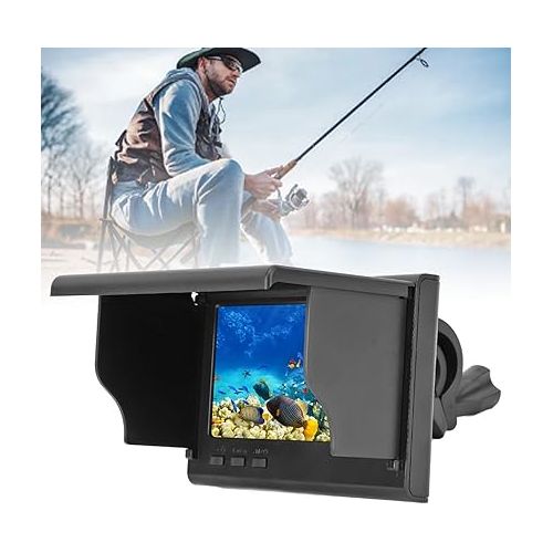 제네릭 Fishing Video Camera, 5000mAh 4.3 Inch Portable Underwater Fishing Camera IP68 Waterproof for Sea Fishing for Ice Fishing (20m)