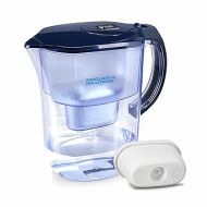 ISP Alkaline 3.8L Water Filter Pitcher for Tap and Drinking Water with a Standard Filters, Lasts 2 Months, 5-Cup Capacity, Healthy, Clean, & Toxin-Free Mineralized Alkaline Water in Minutes