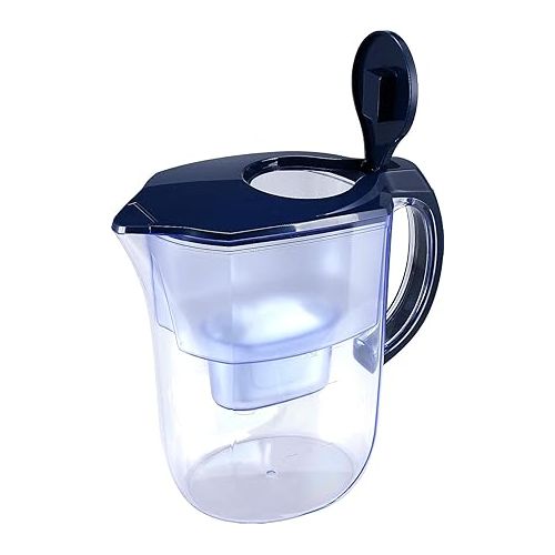 제네릭 ISP Alkaline 3.8L Water Filter Pitcher for Tap and Drinking Water with a Standard Filters, Lasts 2 Months, 5-Cup Capacity, Healthy, Clean, & Toxin-Free Mineralized Alkaline Water in Minutes