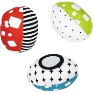 petshopAna MamaRoo Replacement Toy Balls for Mamaroo Swing,More Choices for Interactive and Reversibletoy Balls That Complement The MamaRoo with Dark Grey Cool Mesh Fabric.
