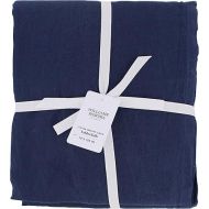 Williams Sonoma Italian Washed Linen Navy Tablecloth - 70 x 108