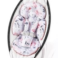 Infant Insert Compatible with 4moms Mamaroo Swing & Graco Swing & Infant Car Seat, Newborn Insert, Baby Head and Body Support, Reversible Design, Breathable Soft Fabric, 1Pcs - Pink Floral