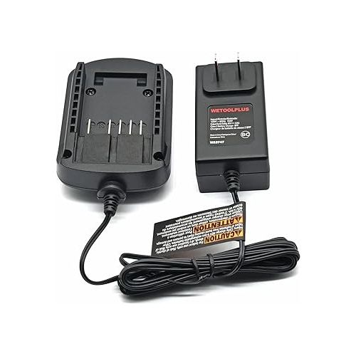 제네릭 WETOOLPLUS WA3747 40v MAX Lithium Ion Battery Charger for Worx WA3580 Battery