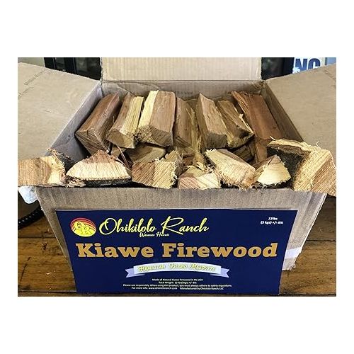 제네릭 Hawaiian Cooking Wood & Firewood Logs - from Ohikilolo Ranch - Great for Grills, Smokers, Pizza ovens, stoves, firepits and fireplaces - Solar Kiln Dried and USDA Inspected