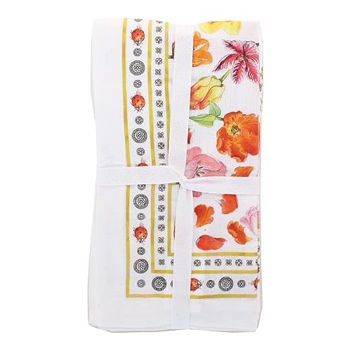 제네릭 Williams Sonoma Tulipano Lady Bug Dinner Napkins - 20 x 20, Set of 4