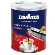 Lavazza Crema E Gusto Ground Coffee, Dark Roast, 250 G, Red