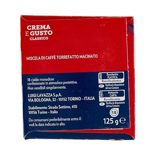 제네릭 Lavazza Espresso Crema e Gusto, Dark Roast, 18 Pods