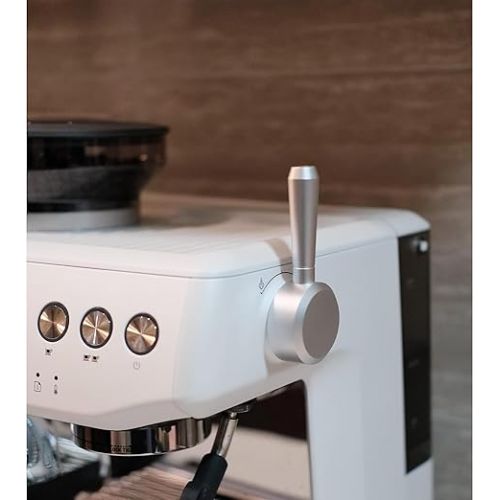 제네릭 Home-use Upgrade Steam Lever Replacement,Dismantling Free Steam Lever for Breville,Compatible With Espresso Machine Breville BES870/875/876（silver）