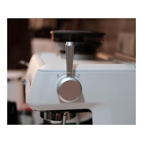 제네릭 Home-use Upgrade Steam Lever Replacement,Dismantling Free Steam Lever for Breville,Compatible With Espresso Machine Breville BES870/875/876（silver）