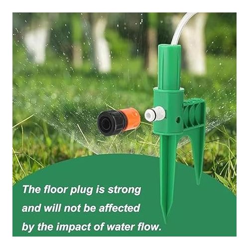 제네릭 Crazy Dancing Flower Water Sprinkler,Large Flower Sprinklers,Easy to Install Dance Flower Sprinkler (Red)