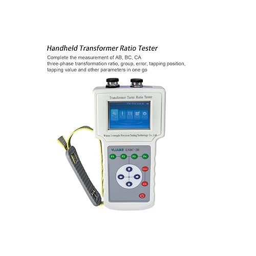 제네릭 LCD Display Handheld High Voltage Transformer Turns Ratio Tester HV TTR Testing Equipment