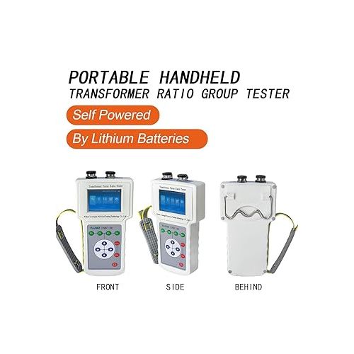 제네릭 LCD Display Handheld High Voltage Transformer Turns Ratio Tester HV TTR Testing Equipment