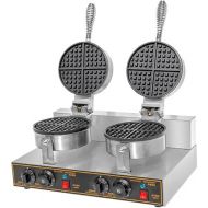 2400W Waffle Maker Electric Double Waffle Irons Nonstick Muffin Machine for Home Restaurant