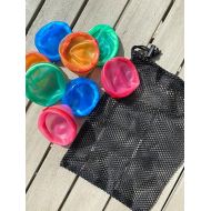 Reusable Water Balloons, Silicone Magnet Sealing Water Bomb (Multicolor 12 count)