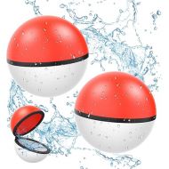 2 Pcs Reusable Water Balloons Sets - Red White Water Balloons Quick Fill - Summer Outdoor Activities beach toys Pool Party Toys for Kids