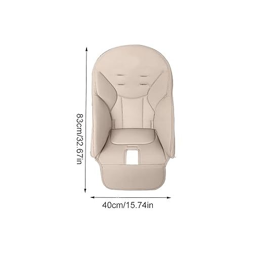 제네릭 High Chair Cov-ers for Baby, Pu Leather Baby Dining Chair Cov-er, Comfortable Universial Replacement Cov-er with Padding Fit forGraco high Chair for Peg Perego for Siesta Zero3