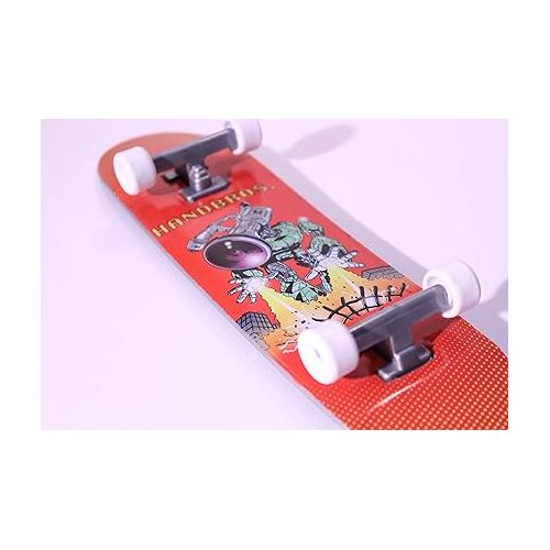 제네릭 HANDBROS Handboard Skateboard 27cm 10.5 inch Tech Large Finger Board W/Grip 'VXBOT'