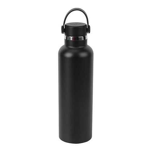 제네릭 Ozark Trail 24 fl Black Insulated Stainless Steel Water Bottle, Twist Cap. (Black), 31306BLA