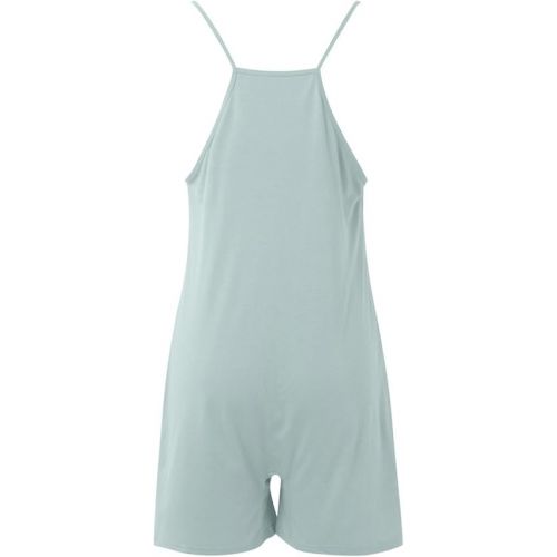 제네릭 Womens Rompers Casual Sleeveless Romper Loose Overalls Jumpers with Pockets 2024 Summer Clothes