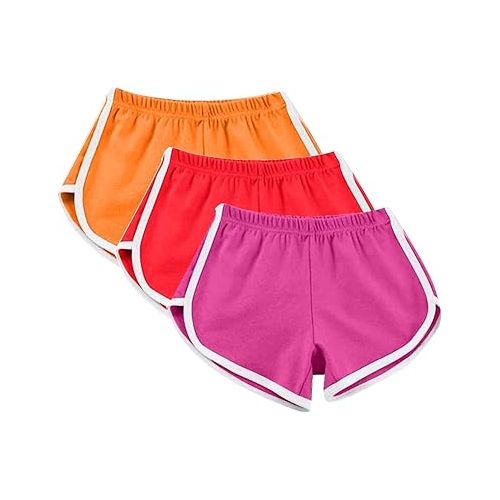 제네릭 Sports Shorts for Women 3 Pack Summer Fashion 2024 Plus Size Athletic Workout Pants Comfy Casual Yoga Cycling Hiking Shorts