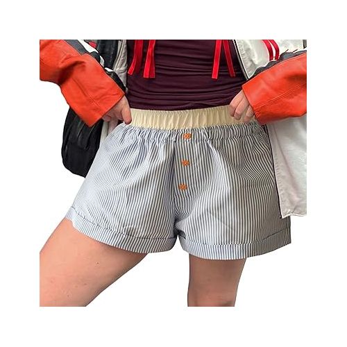 제네릭 Womens Lightweight Shorts 2024 Summer Comfy Soft Hiking Outdoor Lounge Shorts Relaxed Fit High Waist Plus Size Shorts