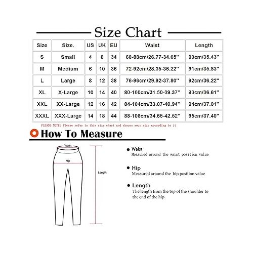 제네릭 Capris Pants for Women Linen Plus Size High Waisted Cropped Trousers Dressy Elastic Waist Resort Wear Beach Capris