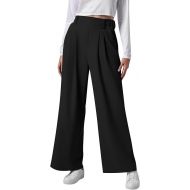 Palazzo Pants for Women Dressy,High Waist Casual Wide Leg Long Pants Loose Business Work Office Trousers with Pockets
