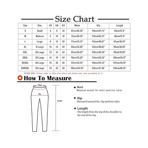 제네릭 Women's Cotton Linen Pants Summer Casual Elastic Waist Wide Leg Soild Color Lounge Pants Loose Fit Baggy Trouser with Pockets