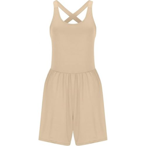 제네릭 Womens Rompers Casual Sleeveless Romper Loose Pants Jumpsuit Jumpsuit Rompers with Pockets