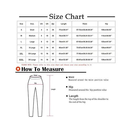 제네릭 Womens Capri Pants for Summer Trendy Casual Elastic Waist Ladies Capri Pants Loose Wide Leg Lounge Vacation Beach Pants