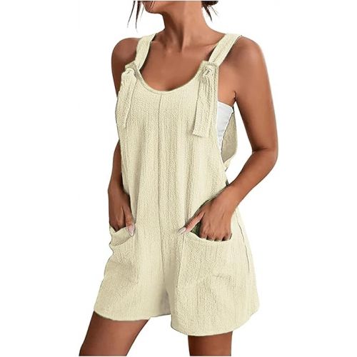 제네릭 Women's Casual Rompers Summer Outfits Shorts Pants Jumpsuit Beach Travel Vacation Outfits 2024