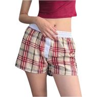 Linen Shorts for Women 2024 Summer Plus Size Baggy Trendy Short Pants Elastic Waist Pocketed Denim Jeans Shorts