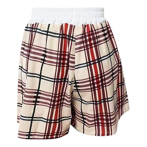 제네릭 Linen Shorts for Women 2024 Summer Plus Size Baggy Trendy Short Pants Elastic Waist Pocketed Denim Jeans Shorts