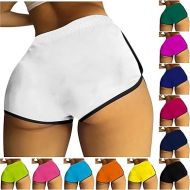 Women's 2024 Butt Lifting Workout Athletic Biker Shorts Ruched Scrunch Shorts Tummy Control Hot Pants Booty Short