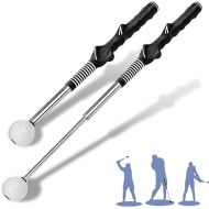 GXUANAN Golf Swing Trainer Aid, Retractable Golf Tempo & Grip Trainer，Golf Grip Trainer for Improved Rhythm, Flexibility,Strength,Golf Speed Practice aid for Boost Swing