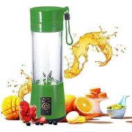 Portable Blender USB Rechargeable Best Personal Blender for Shakes and Smoothies, with 4 Ultra-sharp Blades for Travel, Office & Sports (Green)