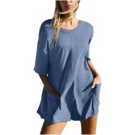 Rompers for Women Summer Outfits Shorts Overalls Jumpers with Pockets Jumpsuit Rompers with Pockets