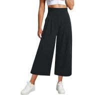 Womens Linen Summer Pants Drawstring High Waist Palazzo Pants Casual Summer Capri Beach Pants Summer Clothes