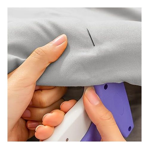 제네릭 Quick Clothing Fixer, Quick Stitch Sewing Gun, Stitch Gun for Clothes, Tagging Gun for Clothing