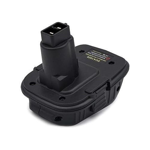 제네릭 DCA1820 Battery Adapter Replacement for Dewalt 18V to 20V Adapter, Compatible with Dewalt 20V Lithium Battery DCB203 DCB206 DCB207 for 18V XRP Battery DC9099 DC9098 DC9096