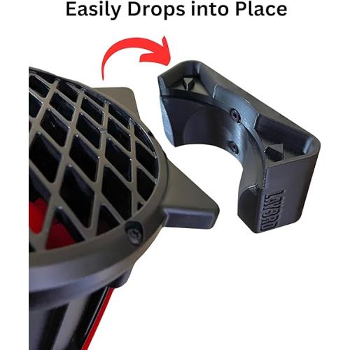 제네릭 Milwaukee M18 Leaf Blower Wall Mount Compatible with 2724-20, 2724-21 - Heavy-Duty Black Wall Mounting Bracket Holder Storage Hook