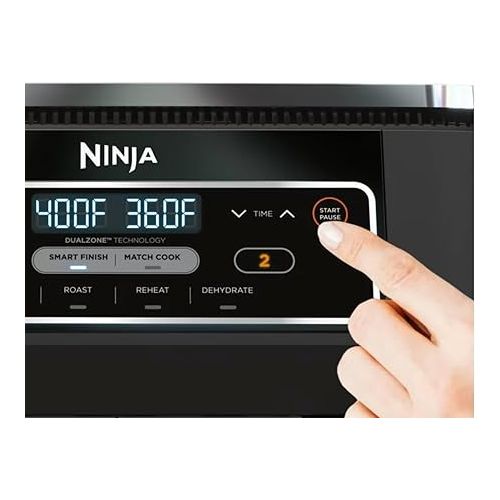 제네릭 Ninja Foodi 4-in-1 8-Quart. 2-Basket Air Fryer with DualZone Technology- Air Fry, Roast, and More