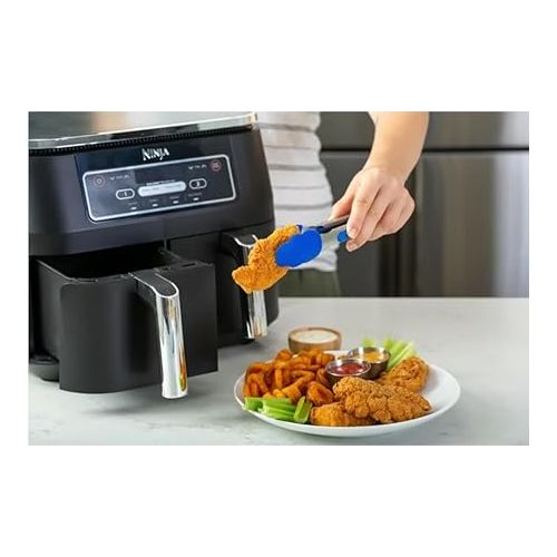 제네릭 Ninja Foodi 4-in-1 8-Quart. 2-Basket Air Fryer with DualZone Technology- Air Fry, Roast, and More