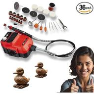 NEW!! Fits Bauer 20V Cordless Variable-Speed Rotary Tool Kit with Flexible Shaft, 36-Piece (231210C-B) Compatible with Dremel, Bosch, Craftsman, Dewalt & Milwaukee Rotary Tool Accessories (Tool Only)