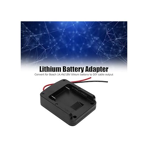 제네릭 Generic Battery Adapter for Bosch 14.4V/18V Lithium Convert to DIY Cable Output Electronic Component, Genericnr734wthk2